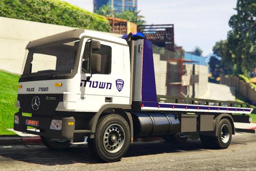 Mercedes Benz israeli Police Tow Truck [BlueELS} Dfe211 gta5 2018 05 27 04 53 46 55